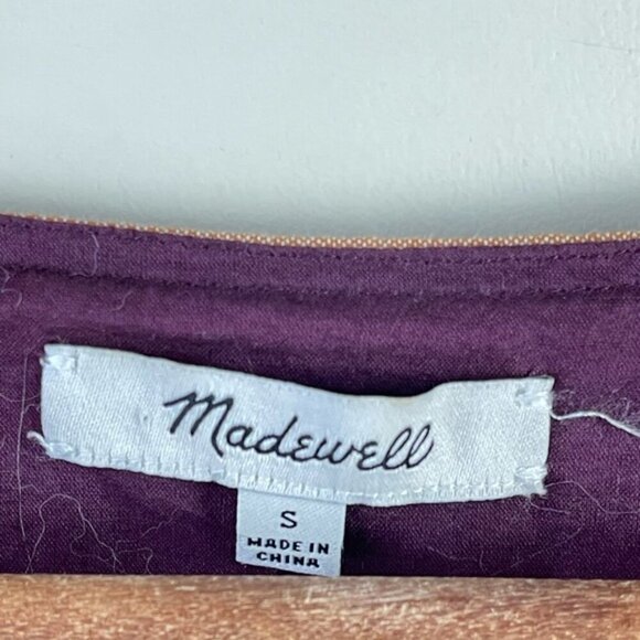 Madewell Scoopneck Tank Dress in Rainbow Stripe 100% Cotton A-Line Size S - Picture 8 of 12